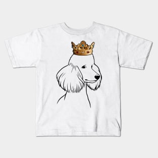 Poodle Dog King Queen Wearing Crown Kids T-Shirt